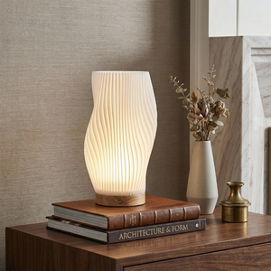 Sculpted Wave Lamp