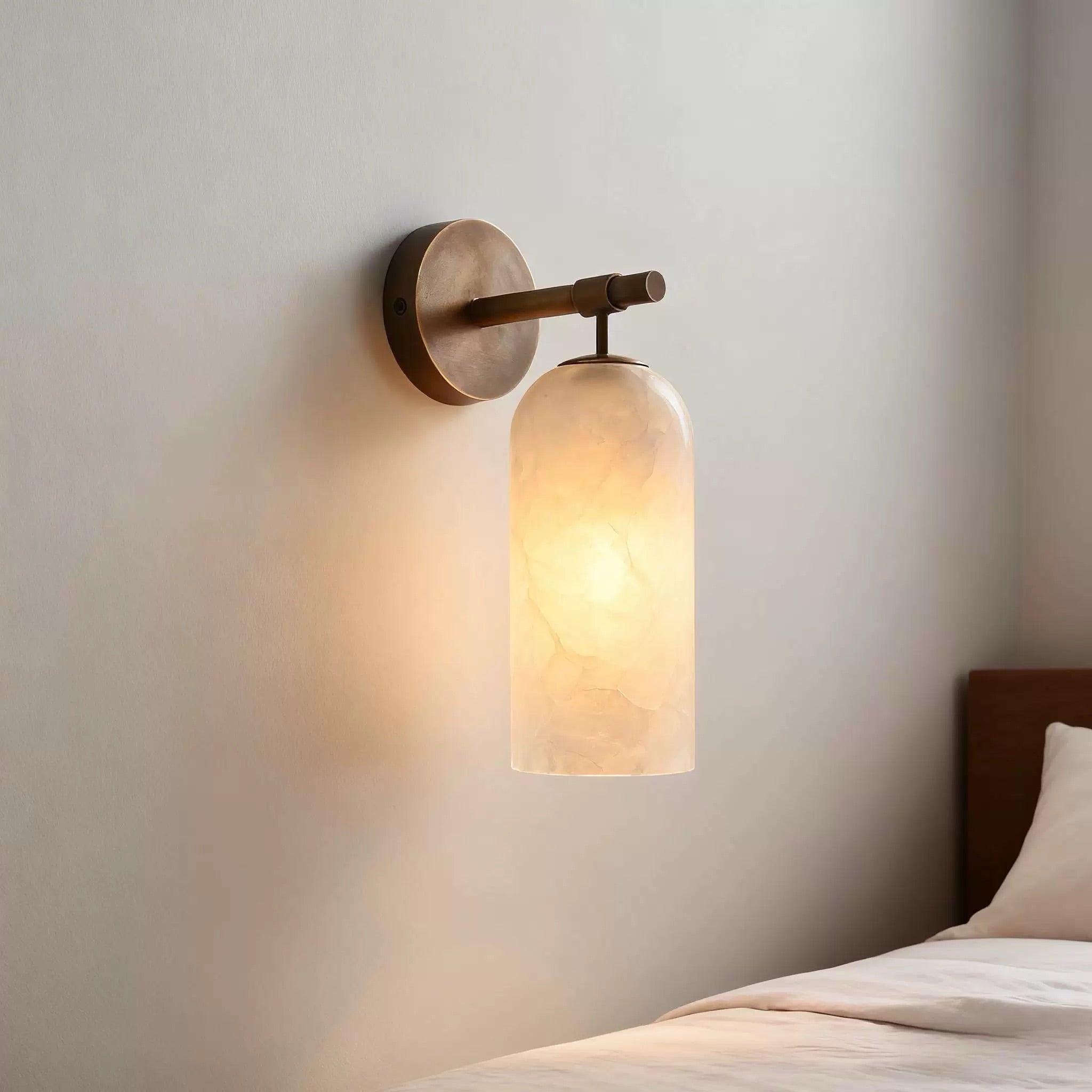 Alabaster Glow Sconce