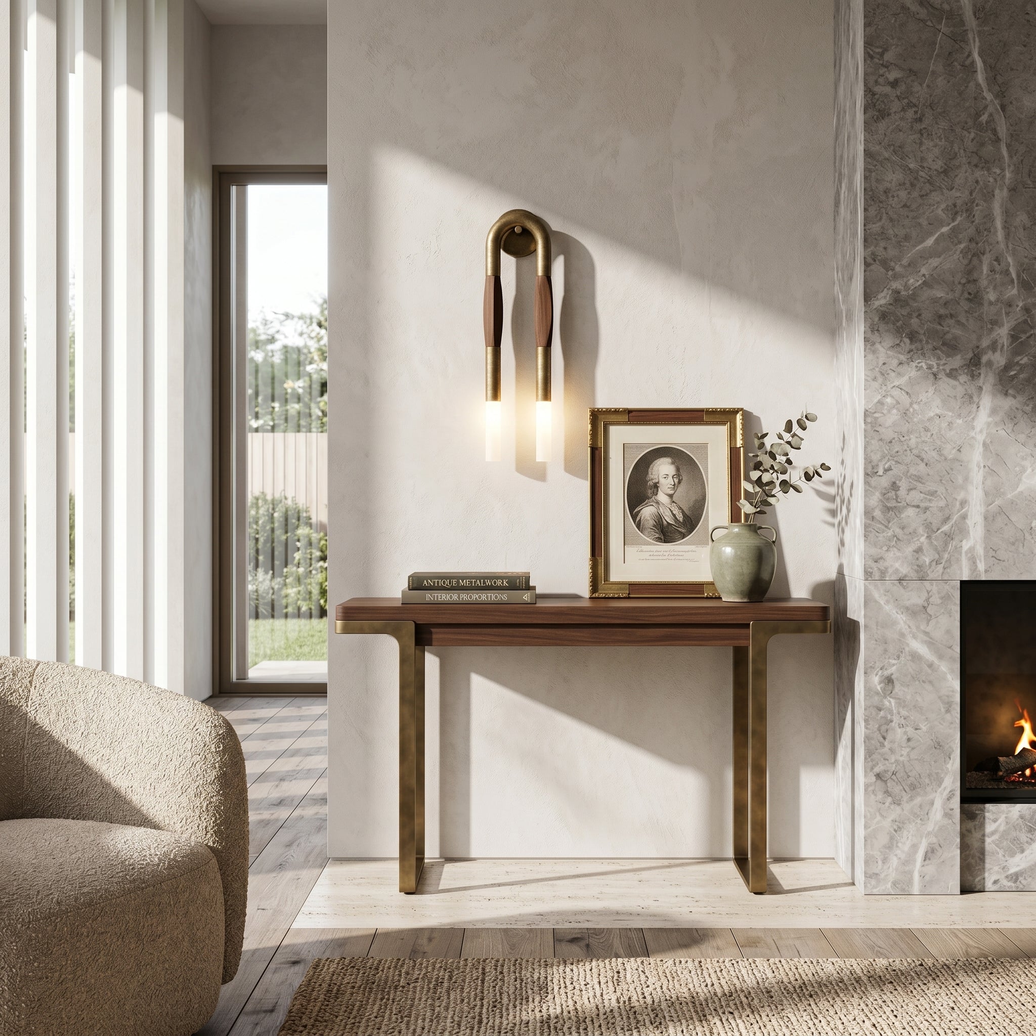 Sculpted Arc Sconce