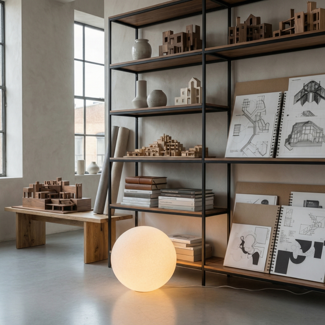 Frosted Globe Lamp