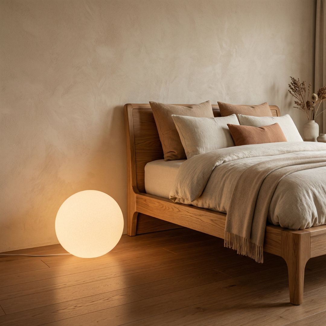 Frosted Globe Lamp