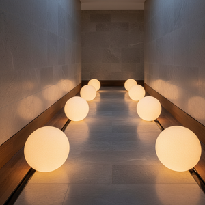 Frosted Globe Lamp