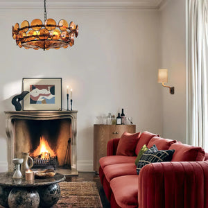 Halo Glass Chandelier