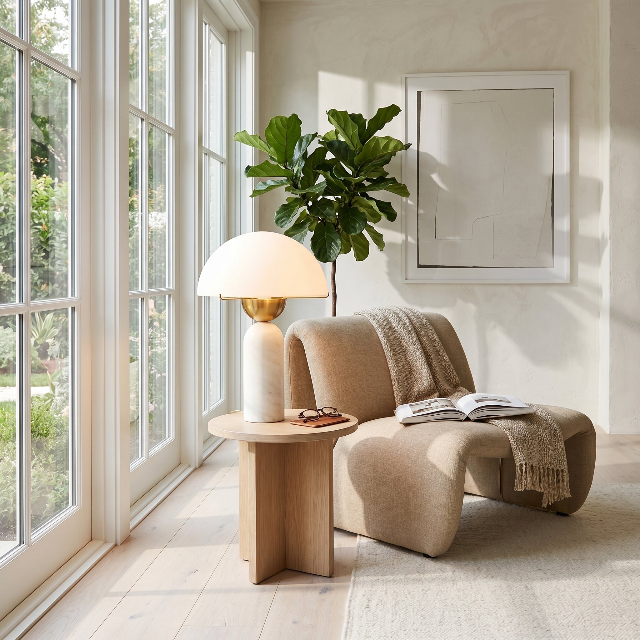 Alabaster Stone Lamp