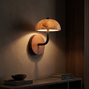 Travertine Arc Sconce