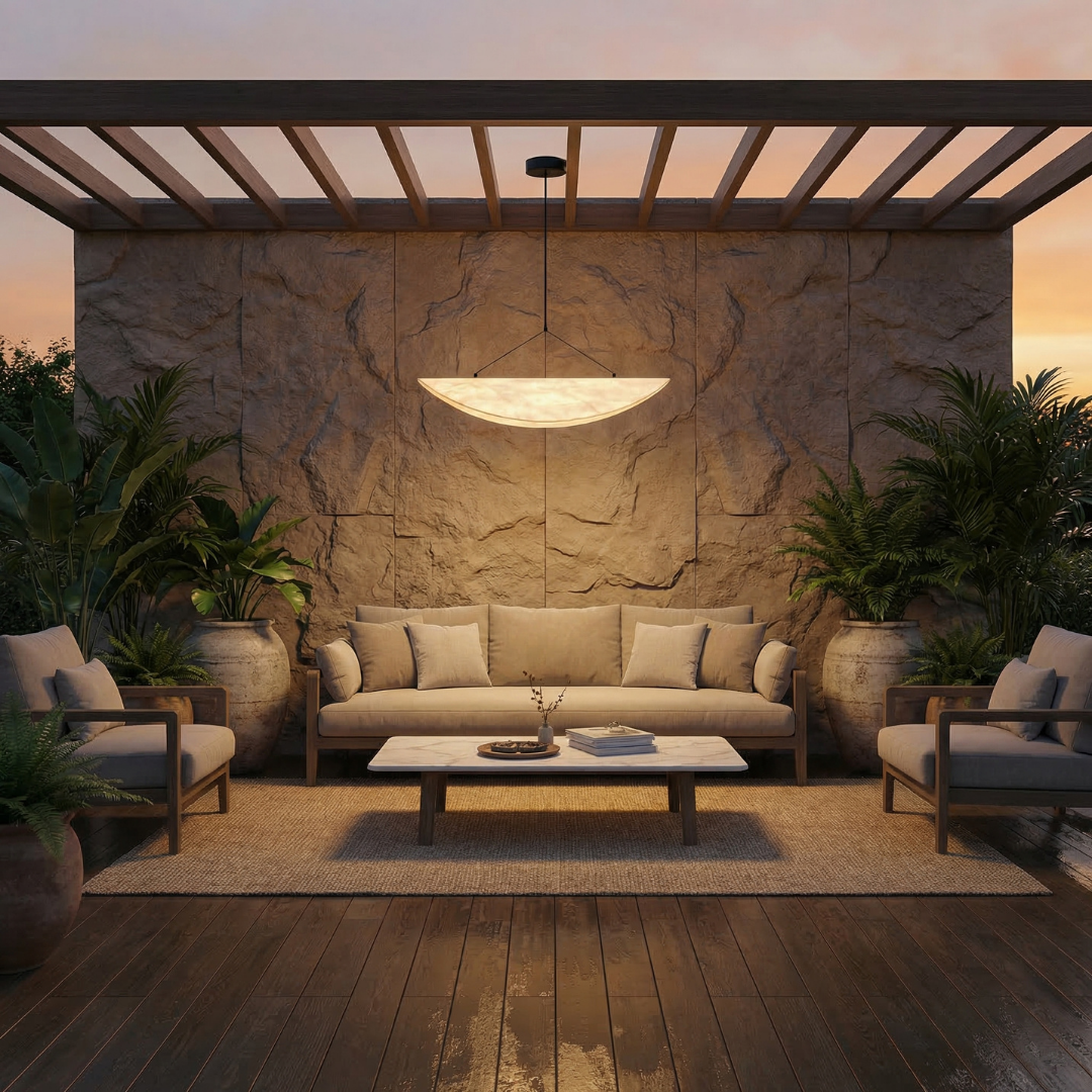Silk Veil Pendant Light