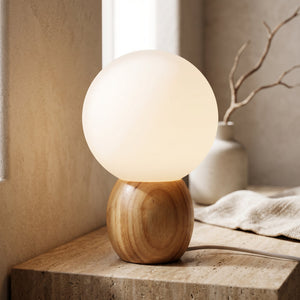 Frosted Globe Table Lamp
