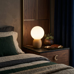 Frosted Globe Table Lamp