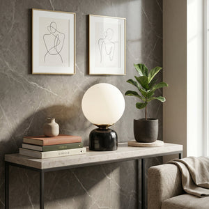 Marble Globe Lamp