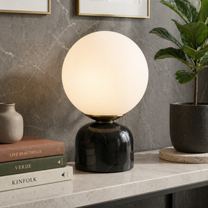 Marble Globe Lamp