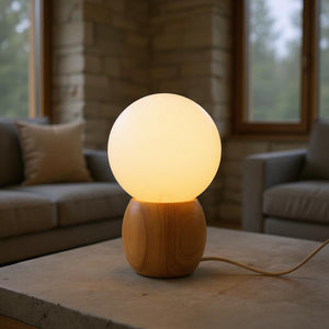 Frosted Globe Table Lamp