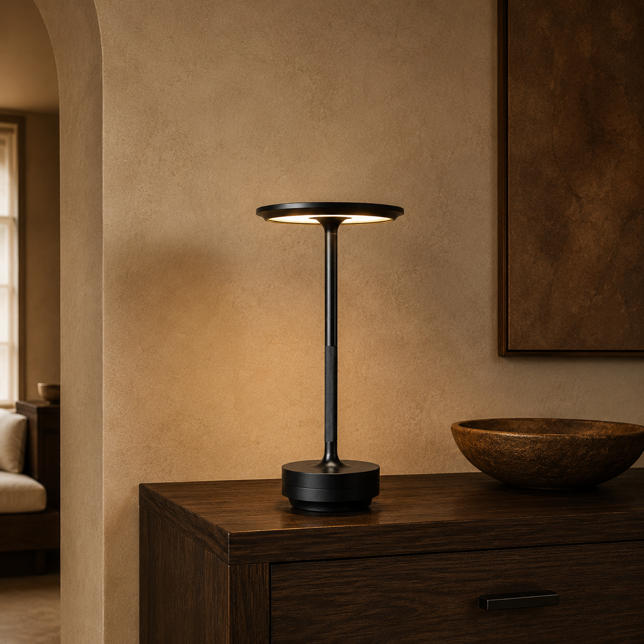Cordless Halo Table Lamp