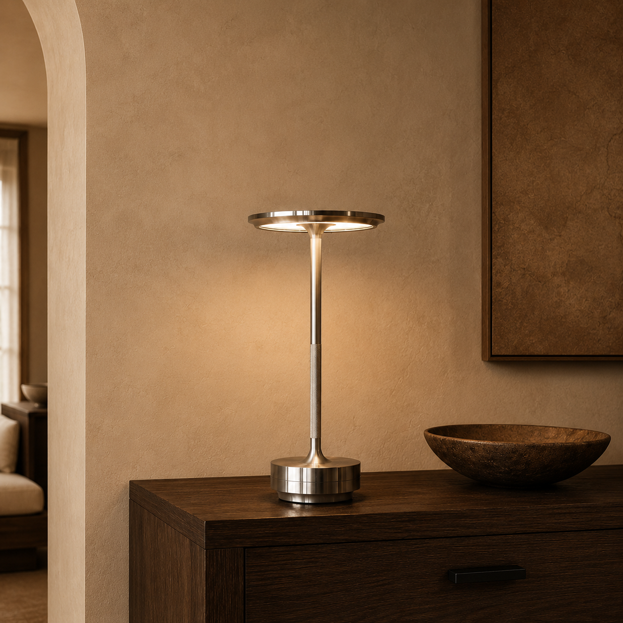 Cordless Halo Table Lamp