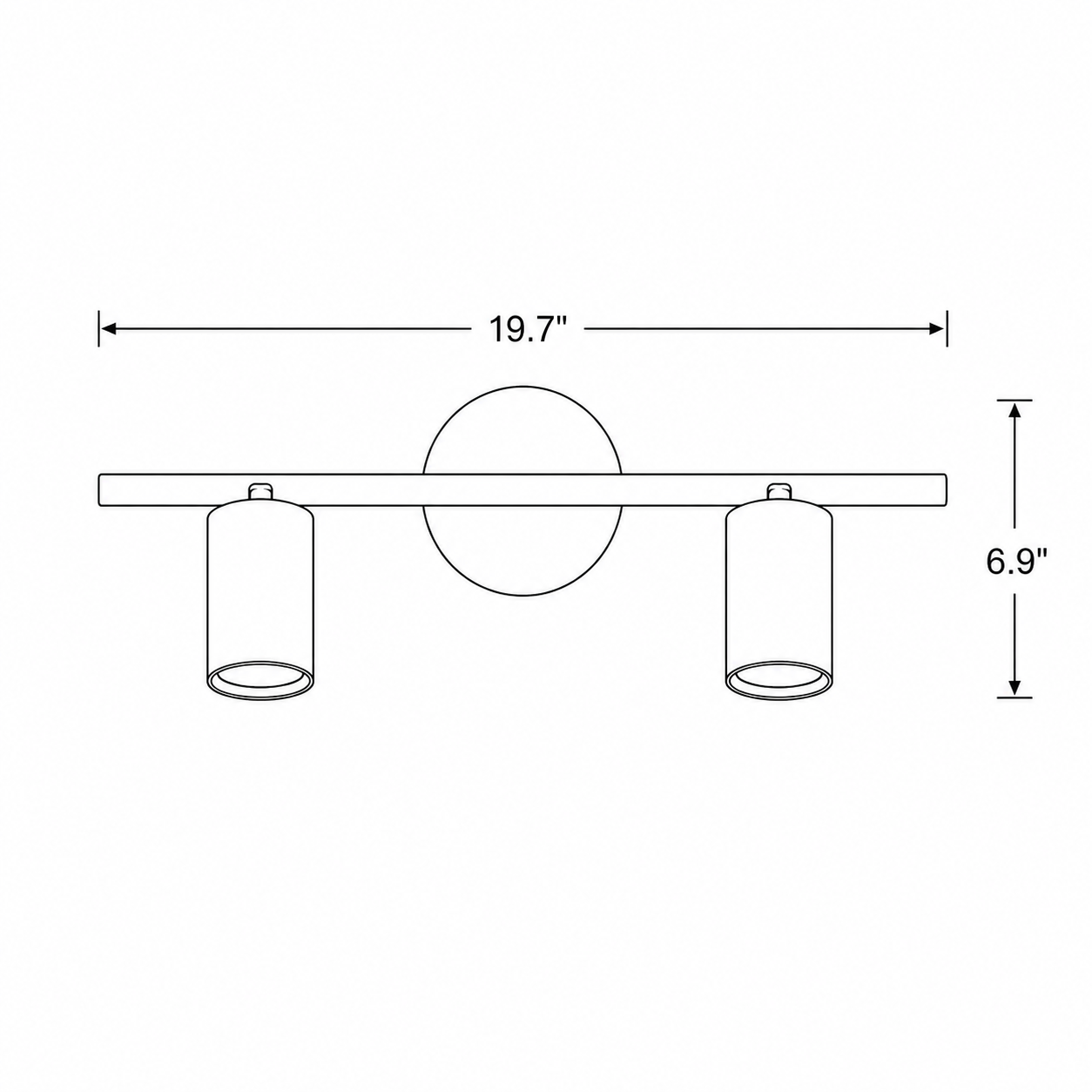 Rotating Spotlight Sconce