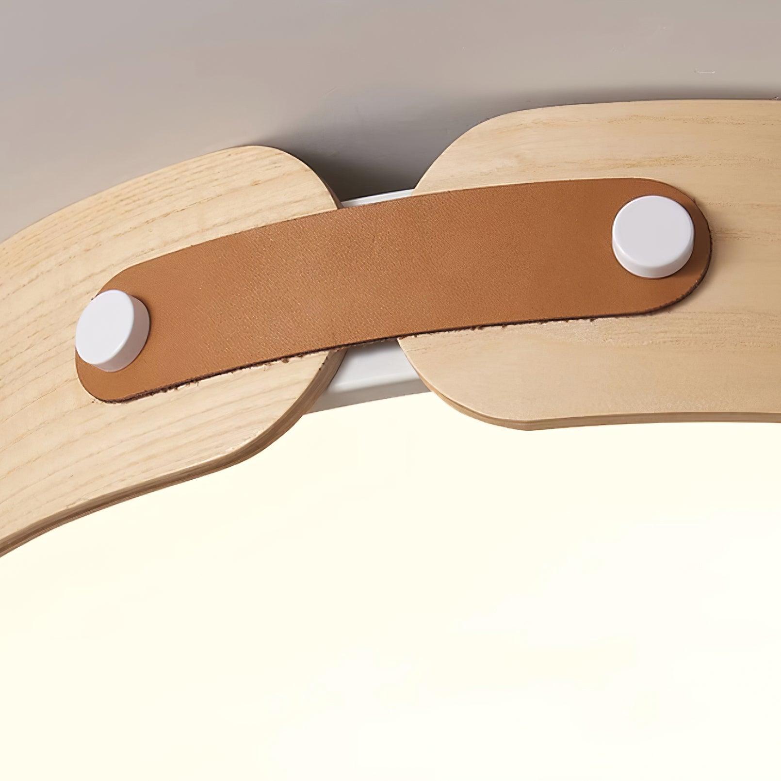 Wooden Halo Ceiling Light