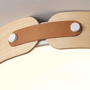 Wooden Halo Ceiling Light