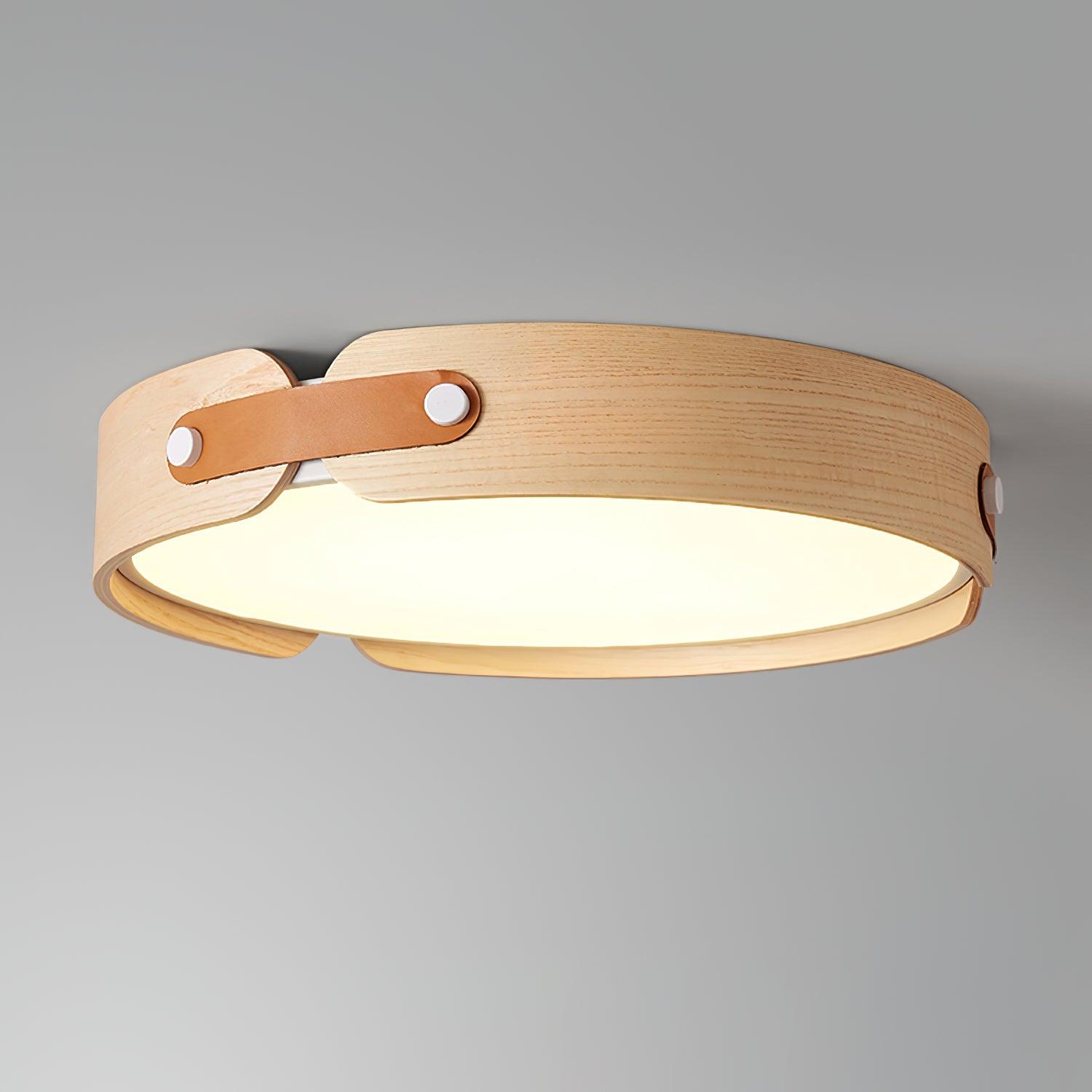Wooden Halo Ceiling Light