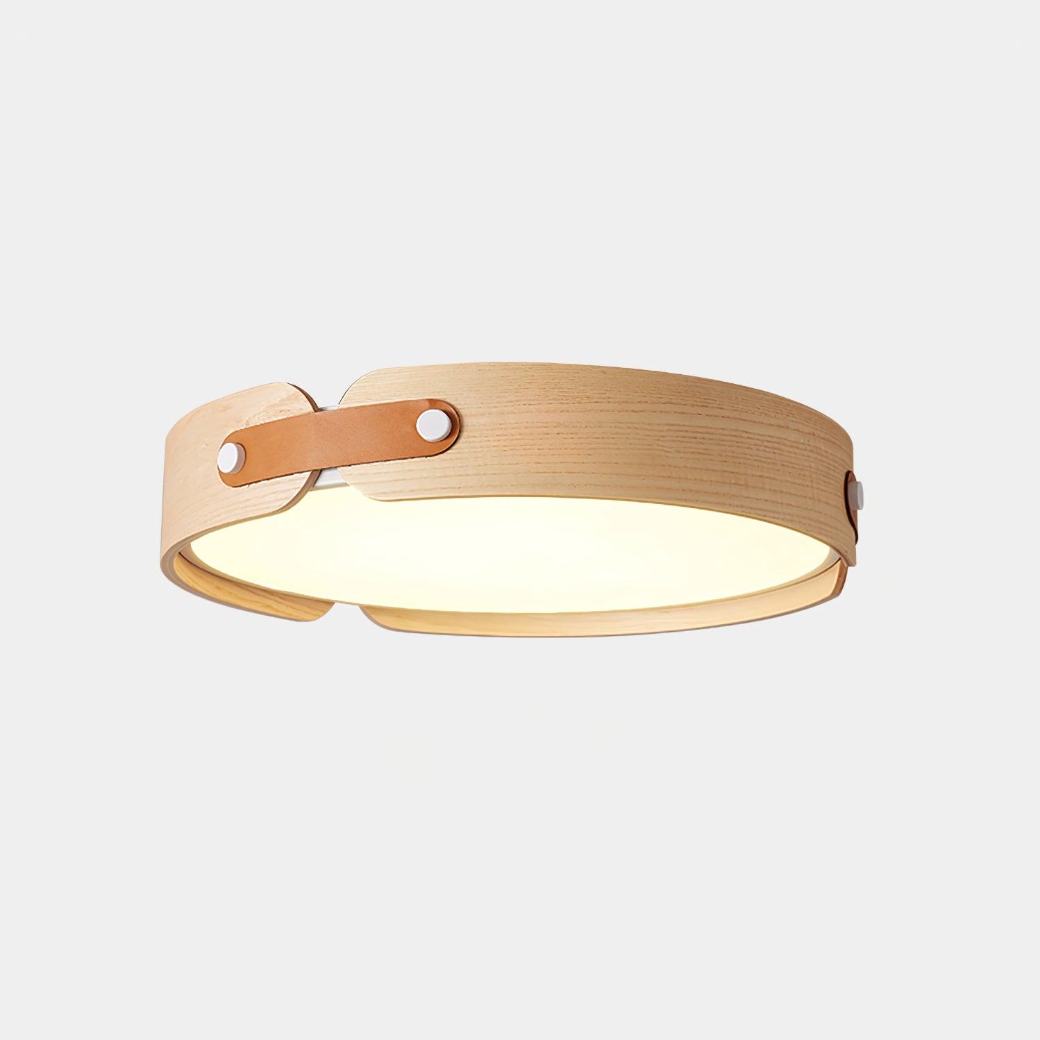 Wooden Halo Ceiling Light
