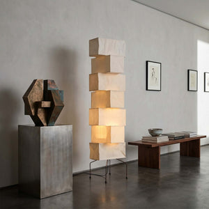 Stacked Paper Lantern Lamp