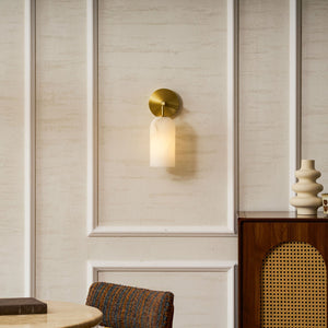 Alabaster Glow Sconce