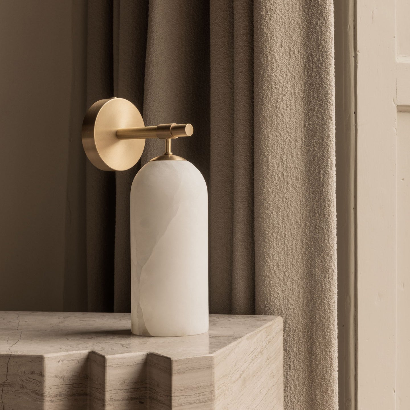 Alabaster Glow Sconce