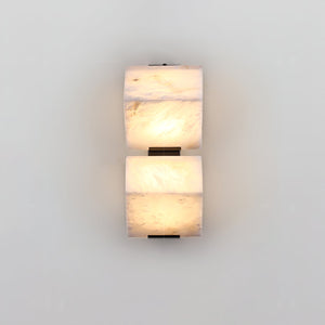 Alabaster Tiered Wall Light