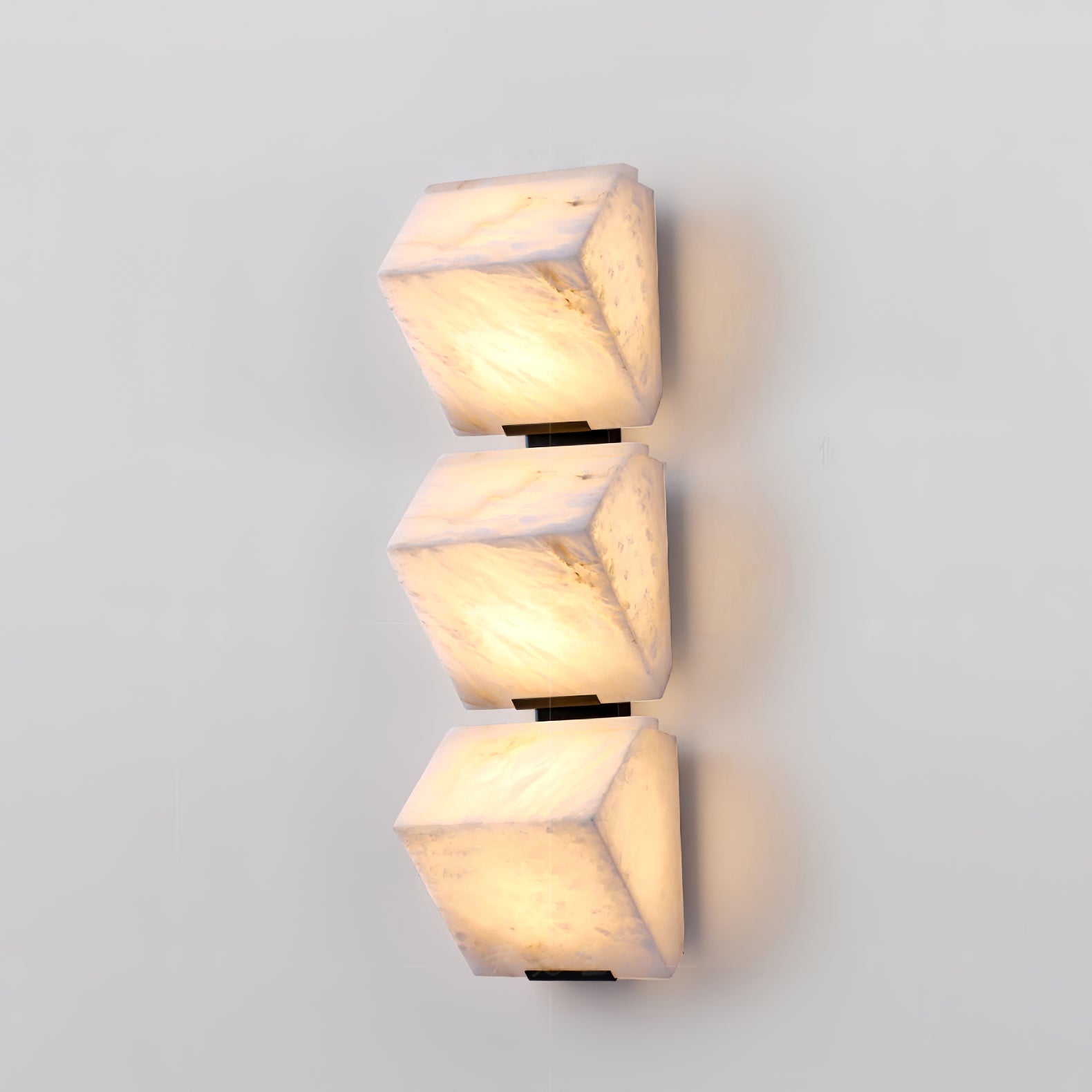 Alabaster Tiered Wall Light