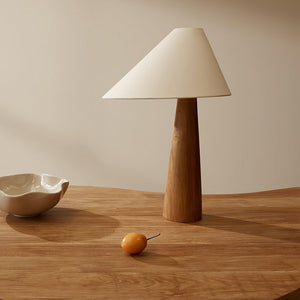 Vintage Wood Table Lamp