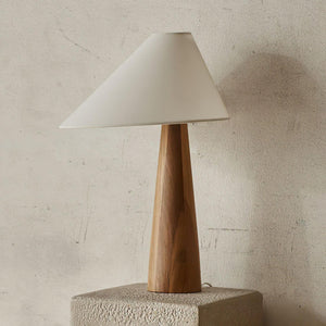 Vintage Wood Table Lamp
