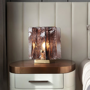 Amber Glow Table Lamp