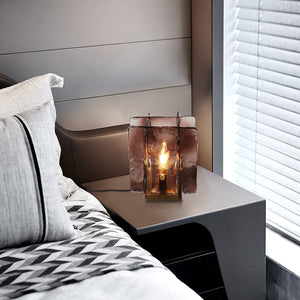 Amber Glow Table Lamp