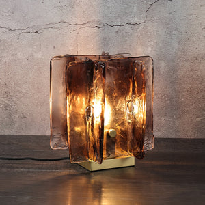 Amber Glow Table Lamp
