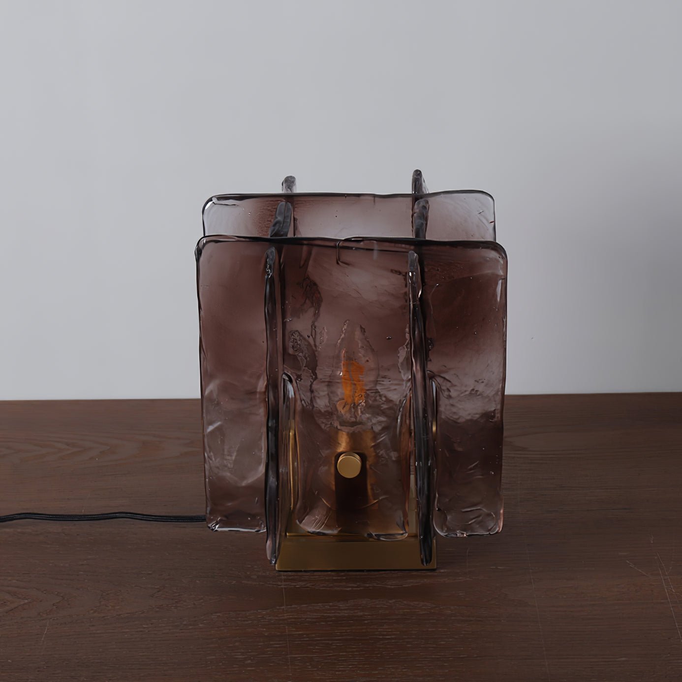 Amber Glow Table Lamp