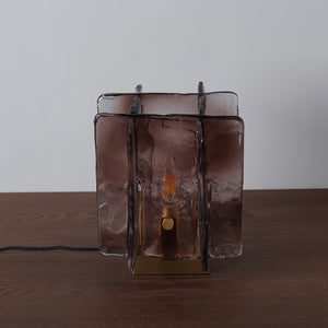 Amber Glow Table Lamp