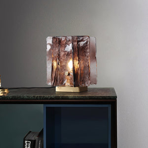 Amber Glow Table Lamp