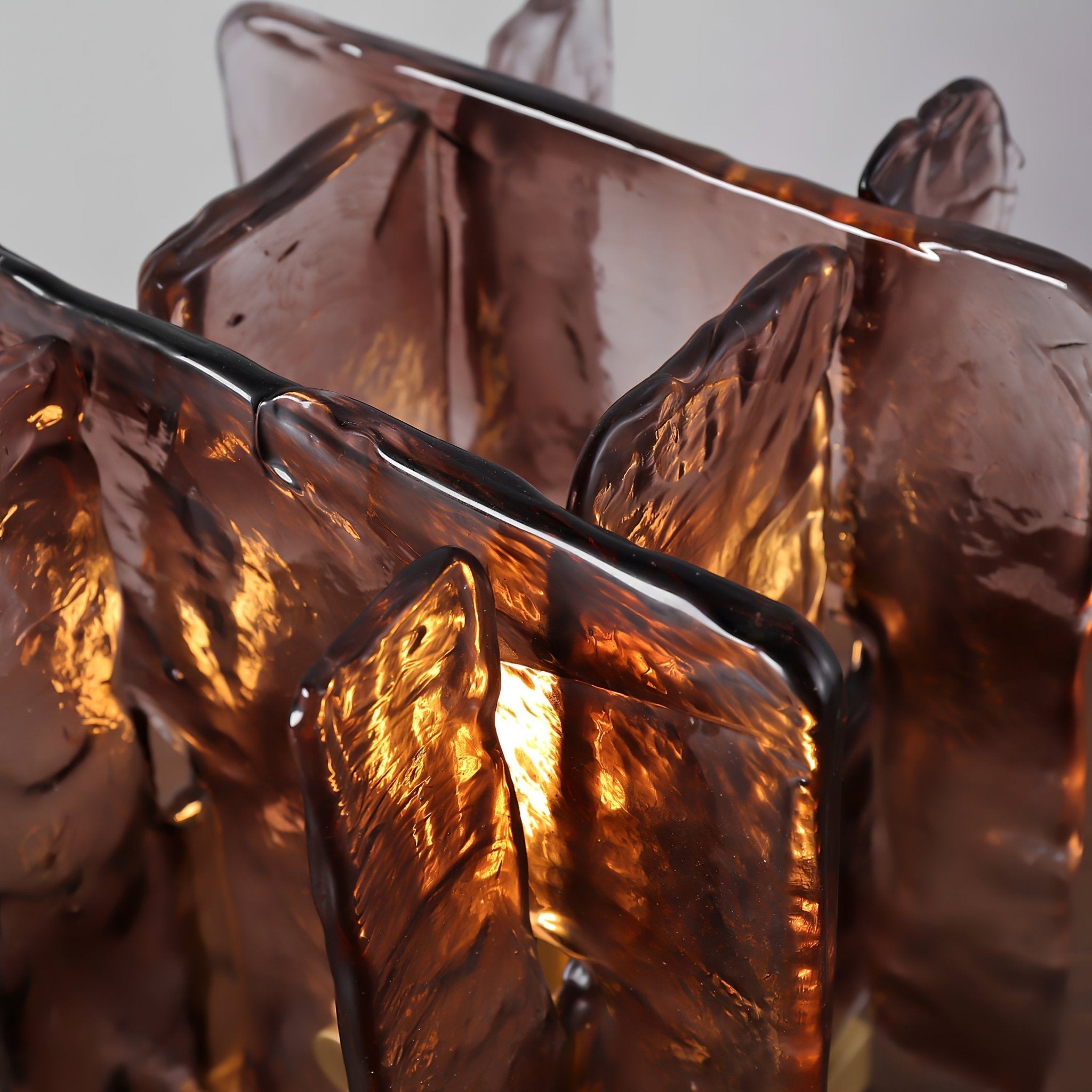 Amber Glow Table Lamp
