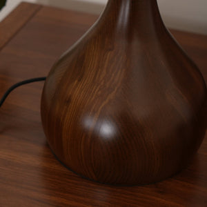 Amber Glass Mushroom Lamp