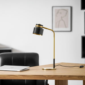 Brass Arc Task Lamp