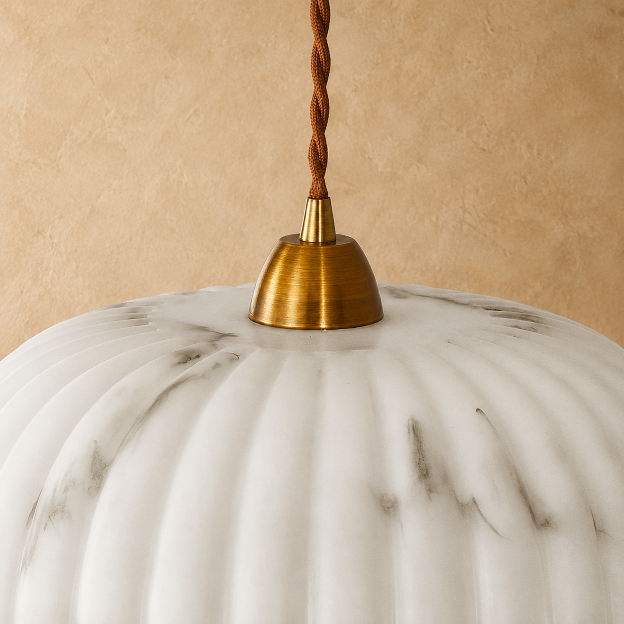Alabaster Dome Pendant