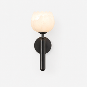 Alabaster Petal Sconce