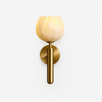 Alabaster Petal Sconce
