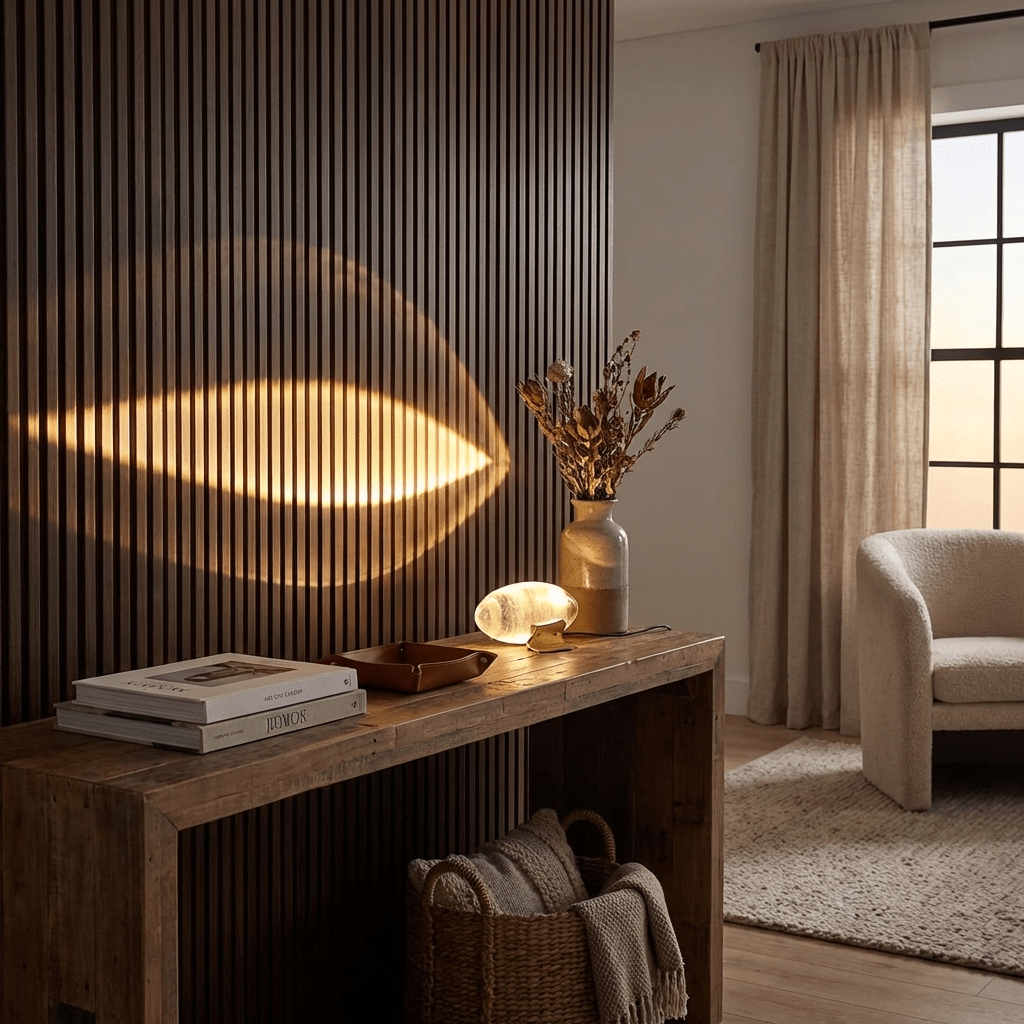 Sculpted Oval Glass Lamp
