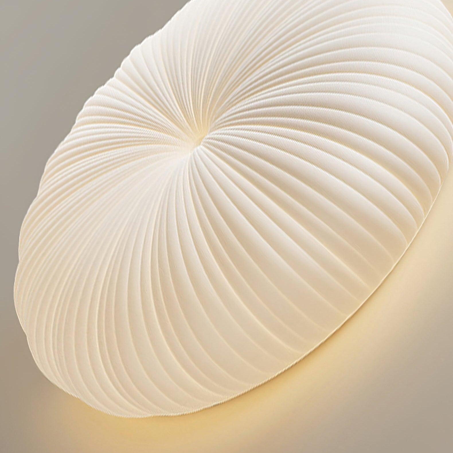 Ribbed Shell Ceiling Light