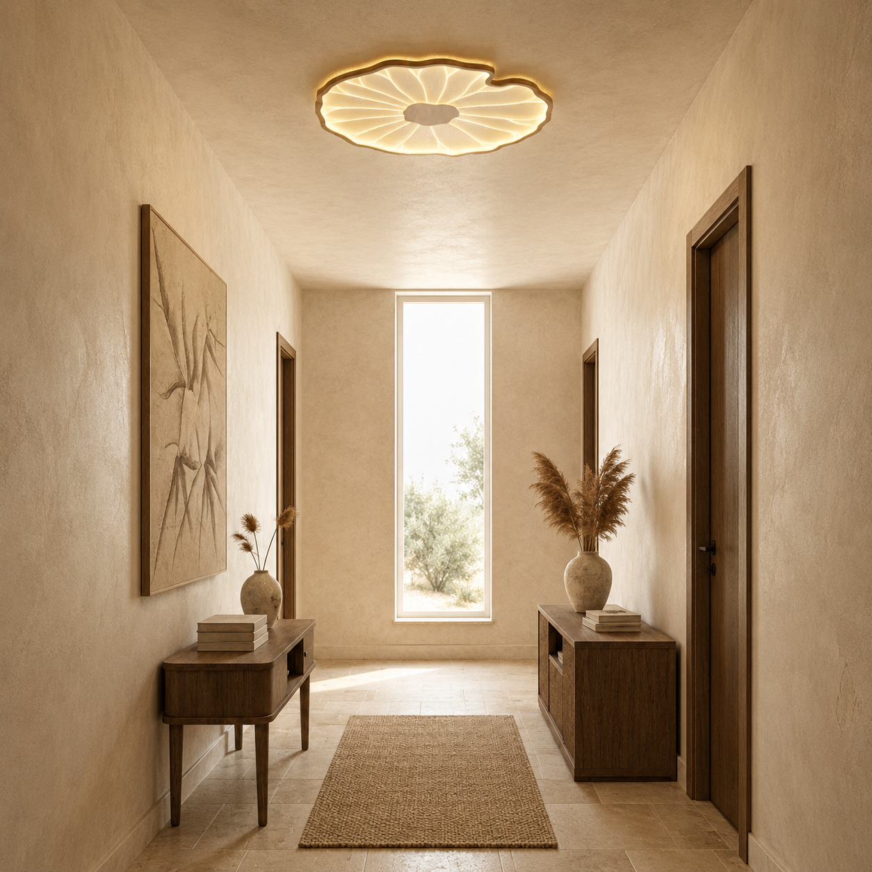 Lotus Petal Ceiling Light