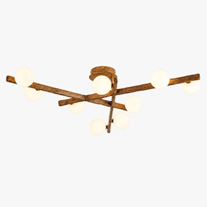 Branching Orb Chandelier