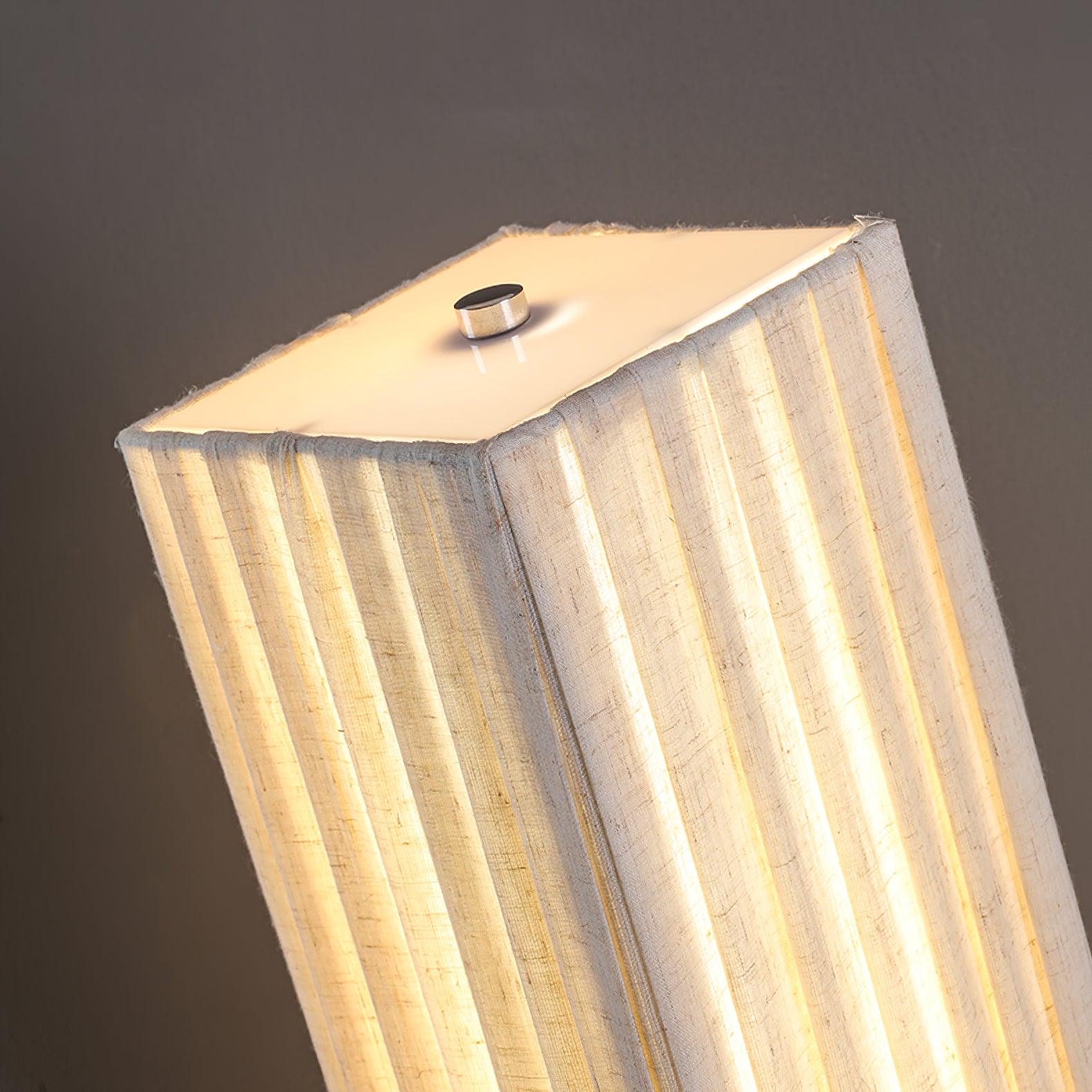 Pleated Fabric Floor Lamp