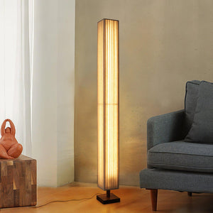 Pleated Fabric Floor Lamp