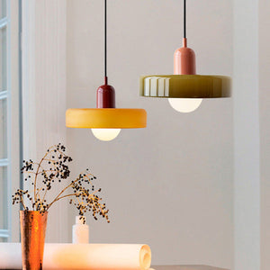 Bauhaus Glass Pendant