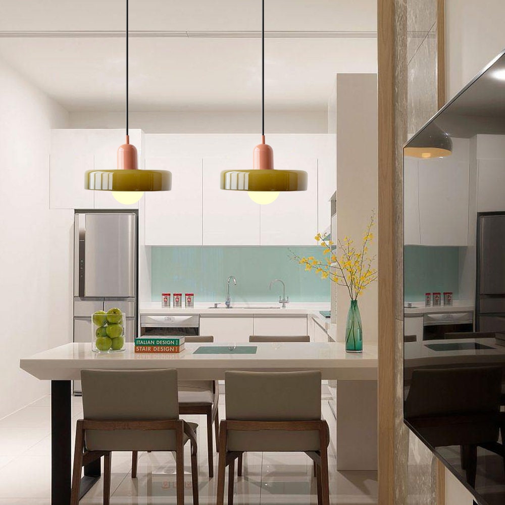 Bauhaus Glass Pendant