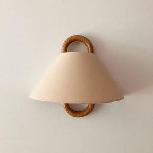 Tapered Wood Sconce